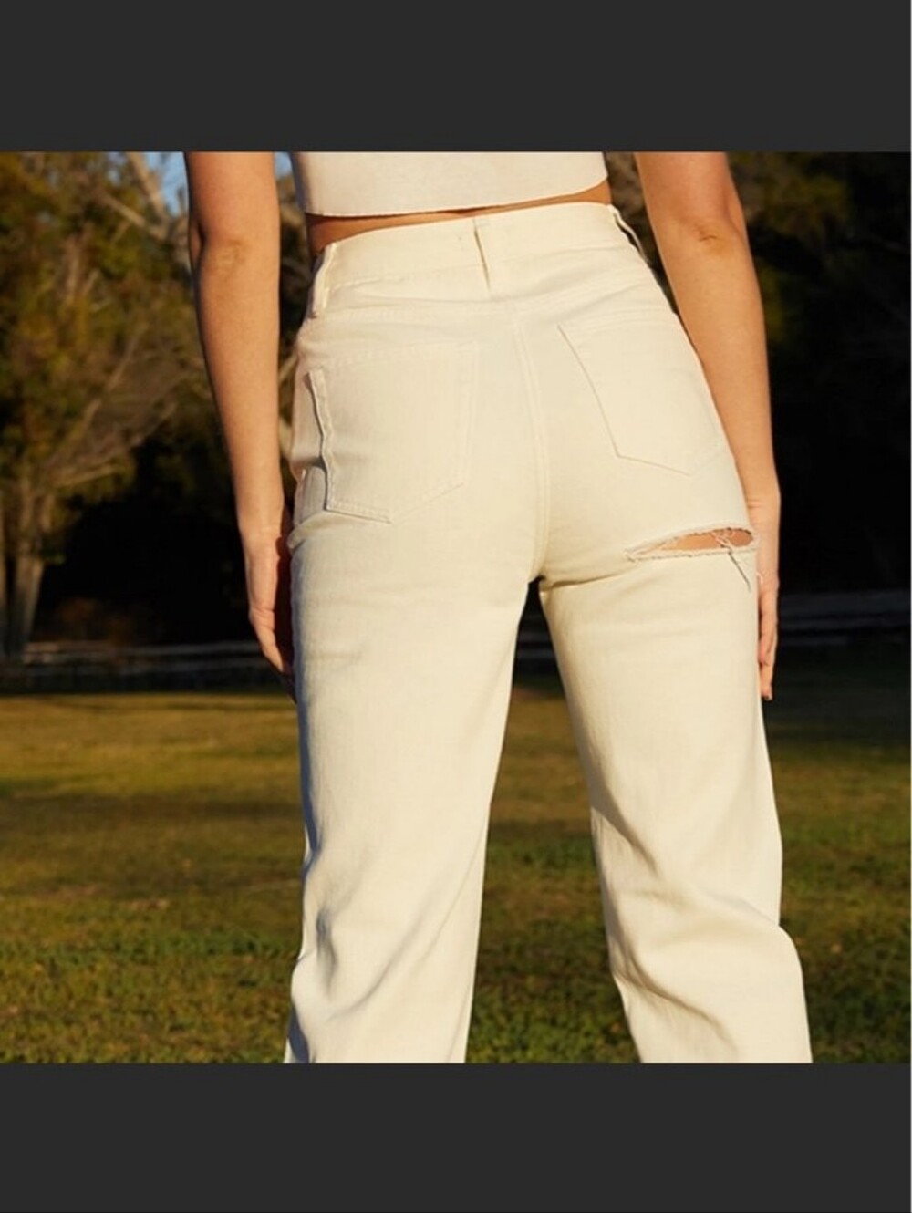 Playboy x Pacsun Limited Edition Boyfriend Jeans Bum Rip